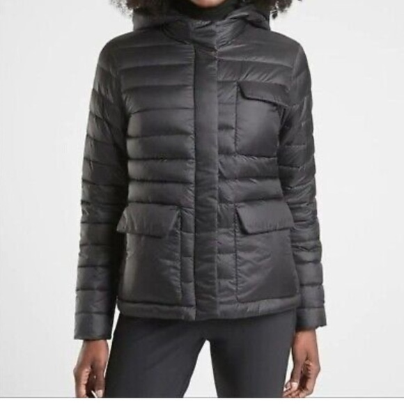 Athleta Black Puffer Jacket - Picture 6 of 8
